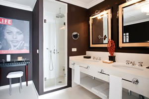 Bathroom, Capri Tiberio Palace Hotel, Capri, Italy | Bown's Best